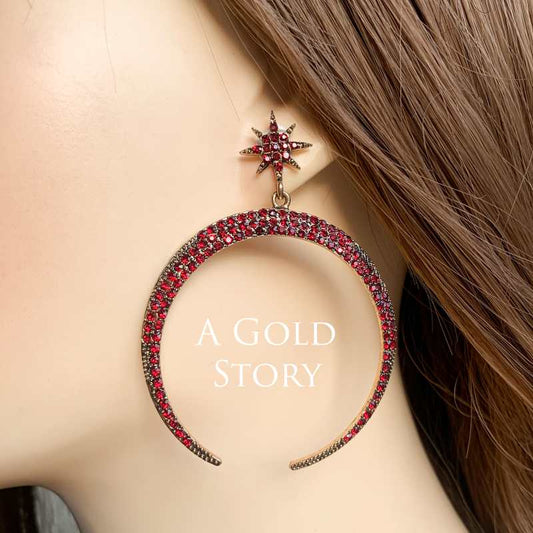 CHAAND EARRINGS RED