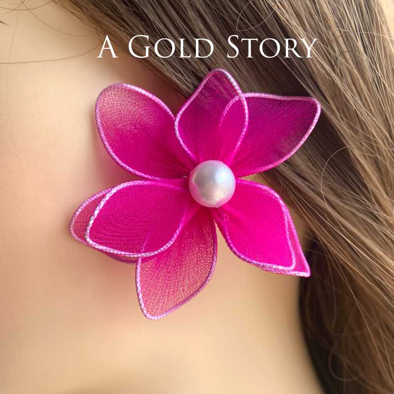 VIOLET EARRINGS PINK
