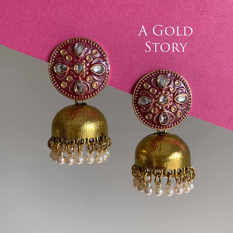 DELILAH JHUMKAY MAROON