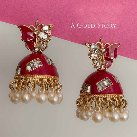 TITLI JHUMKAY HOT PINK