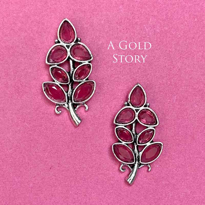 WAFA EARRINGS RED