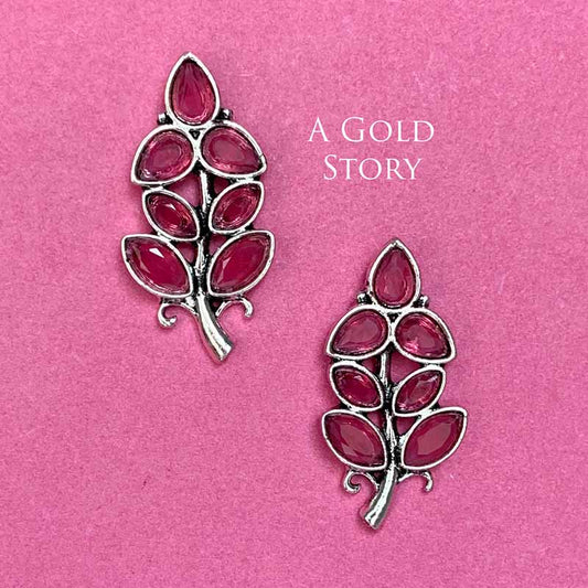 WAFA EARRINGS RED