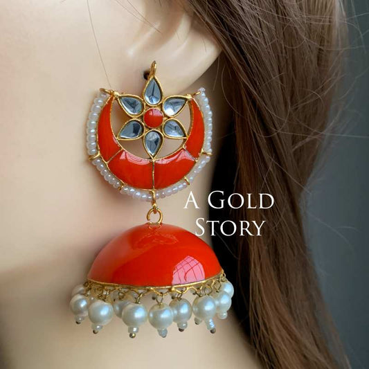 CHANDA JHUMKAY & TIKKA ORANGE