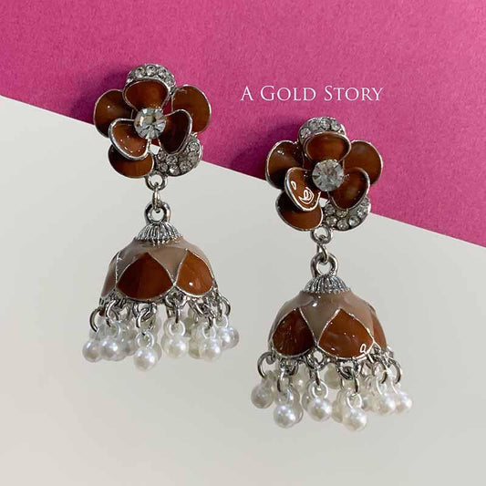 ALIZA MEENAKARI JHUMKAY BROWN