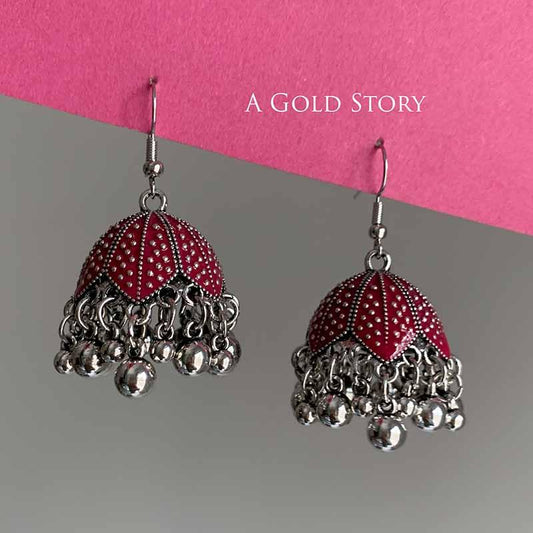 ALISHA JHUMKIS SILVER