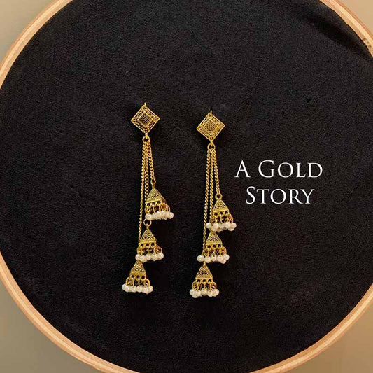 NOUF GOLDEN EARRINGS