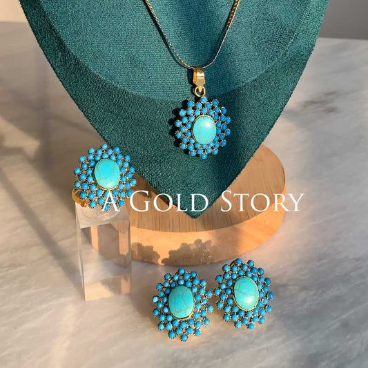 AARIFA PENDANT SET FEROZI