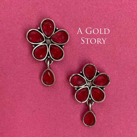 MAYSA EARRINGS RED