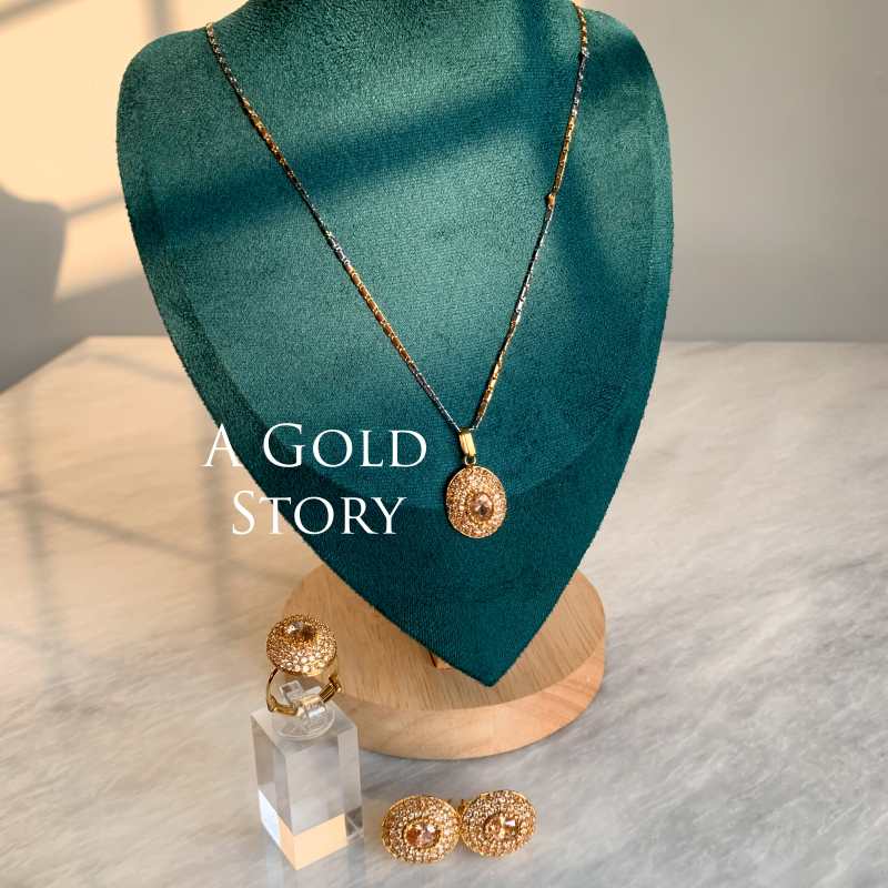 AFRA PENDANT SET CHAMPAGNE