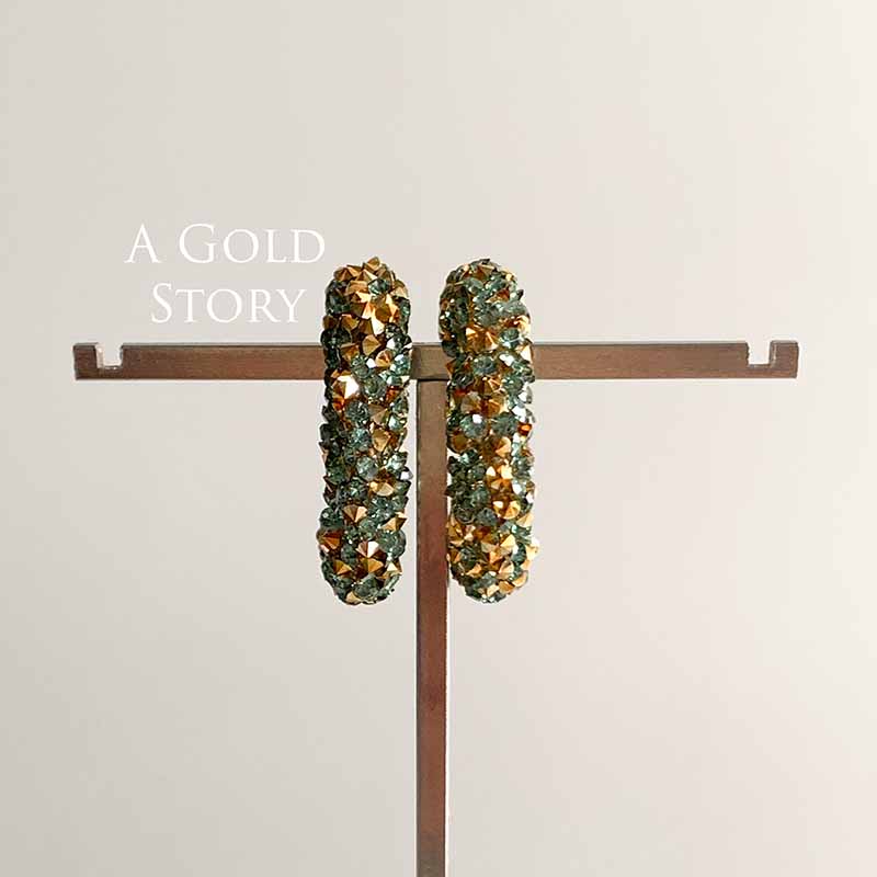 SELENE HOOPS SEA GREEN