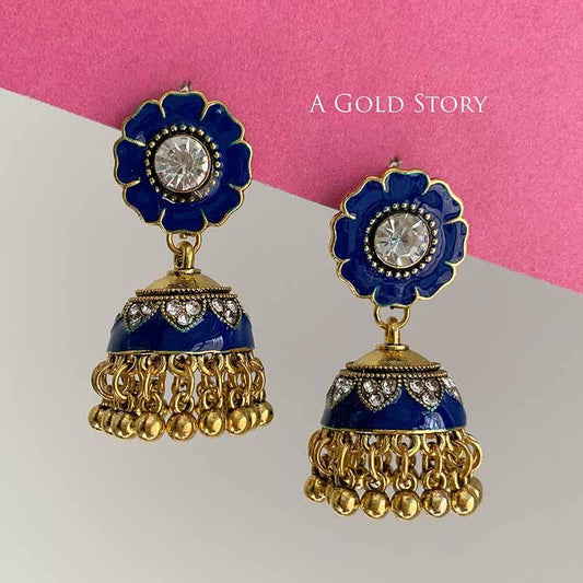 NISHA MEENAKARI JHUMKAY BLUE