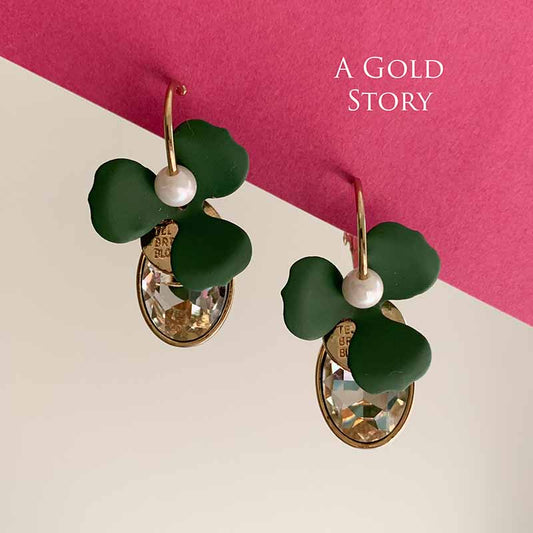 HALA EARRINGS GREEN