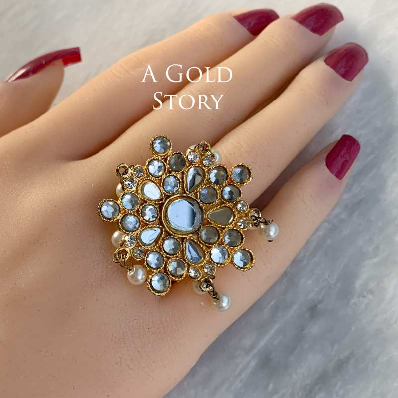 BASILA KUNDAN RING