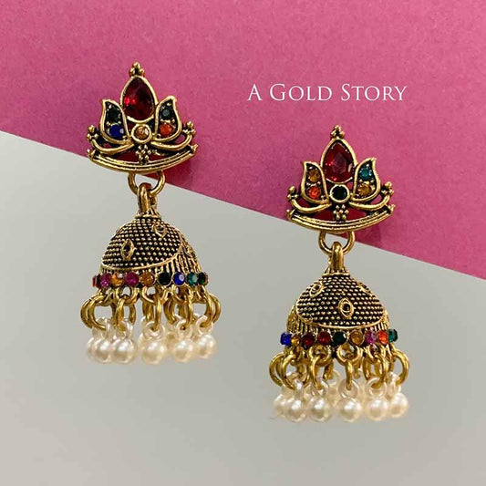 ANAYA JHUMKAY MULTICOLOR