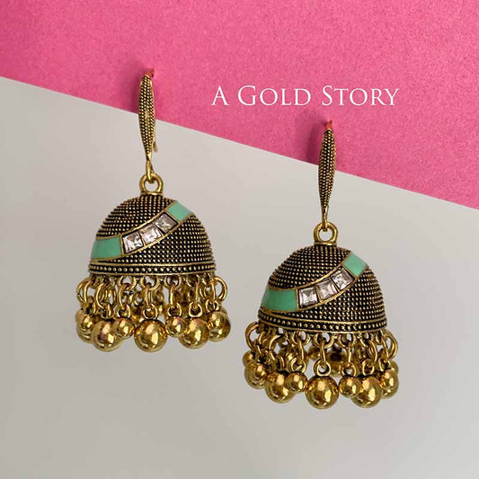 HANA JHUMKAY MINT GREEN