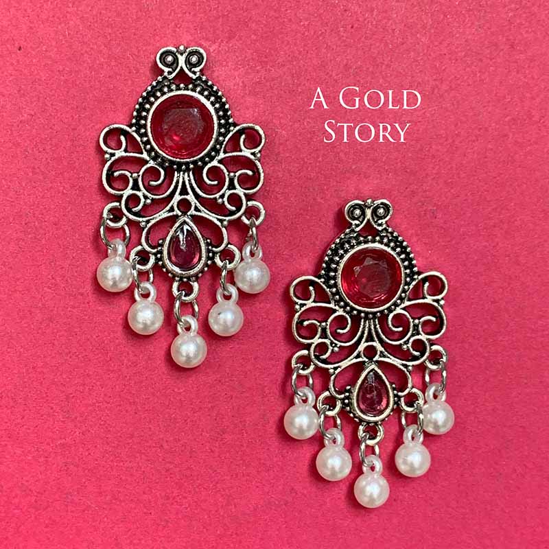 AYAT EARRINGS RED