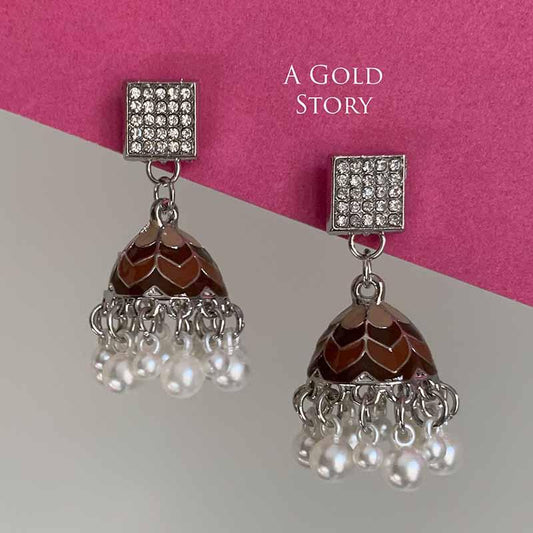 MAHIRA MEENAKARI JHUMKAY BROWN