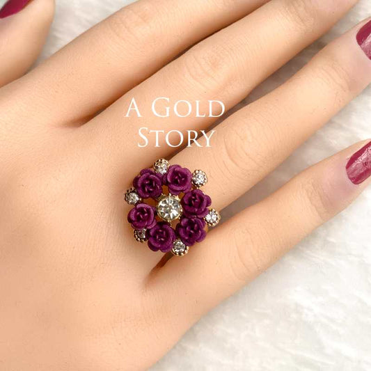 ROSE RING FUSIA PINK