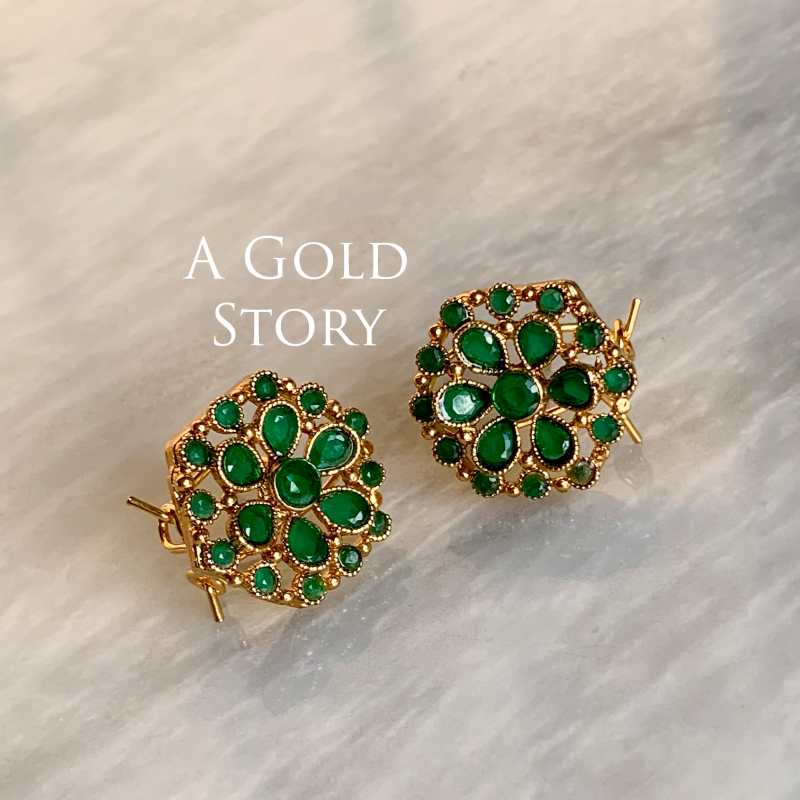 AABASAH PENDANT SET GREEN