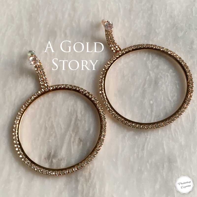 MAYA EARRINGS CHAMPAGNE