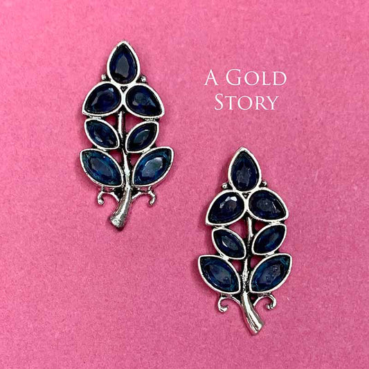 WAFA EARRINGS BLUE
