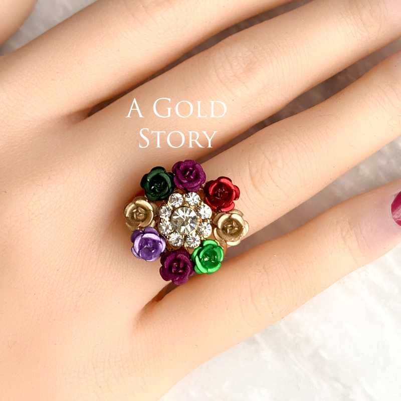 ROSE RING MULTICOLOR 4