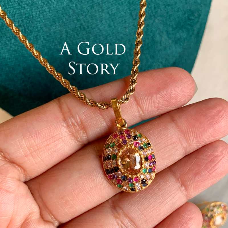 AFRA PENDANT SET MULTICOLOR