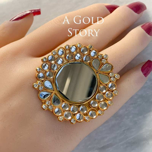 BADIA KUNDAN RING