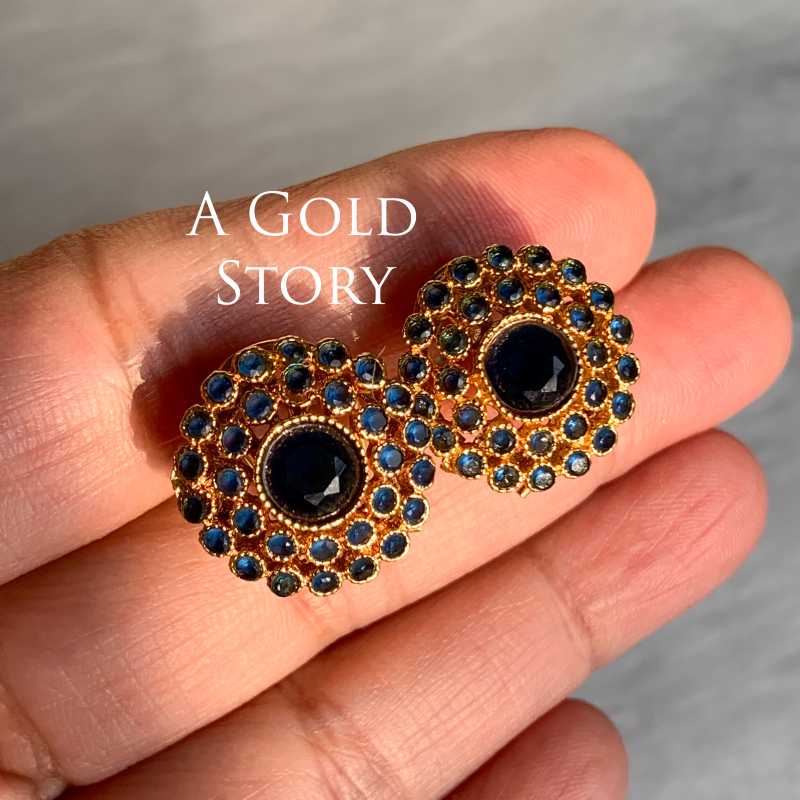 ALHINA PENDANT SET BLUE
