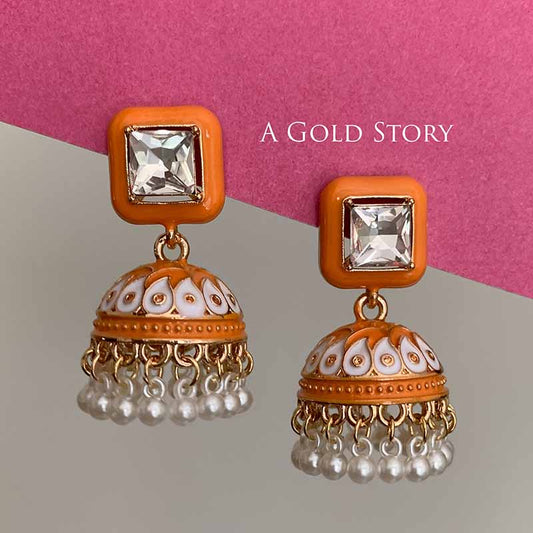 JANAN JHUMKAY ORANGE