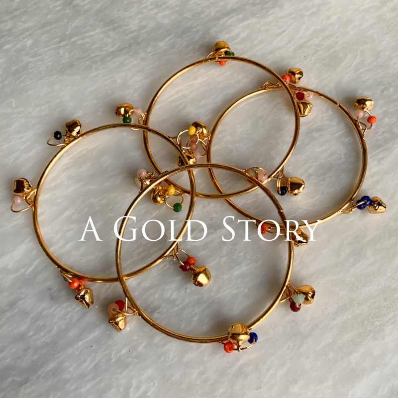 AFREEN KASHMIRI BANGLES GOLDEN