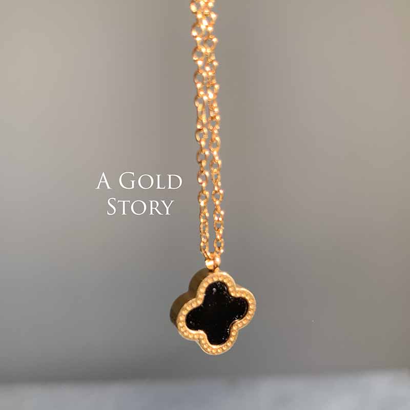 EISHAL LEAF PENDANT AND CHAIN