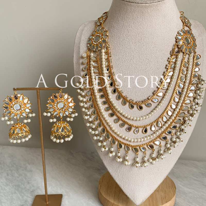 ABYAR KUNDAN NECKALCE SET