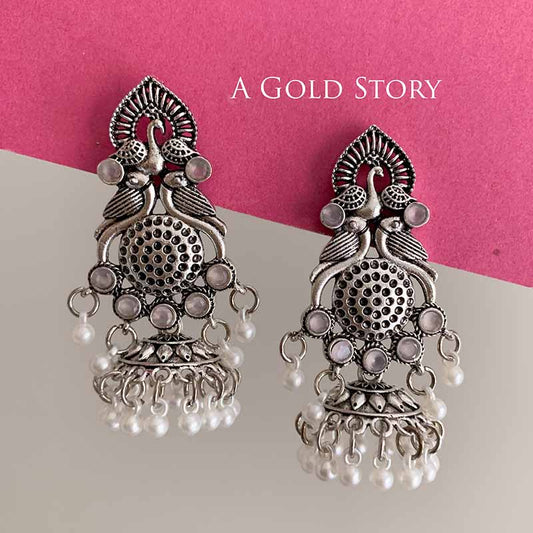 ALMAS EARRINGS PINK