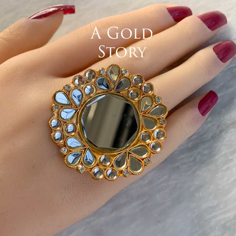 BAHNAAZ KUNDAN RING