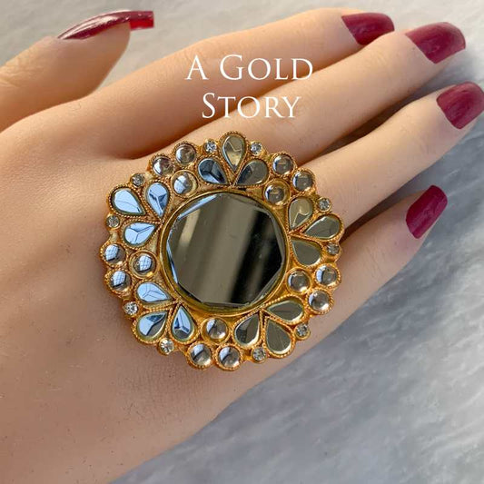 BAHNAAZ KUNDAN RING