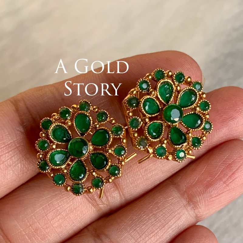 AABASAH PENDANT SET GREEN