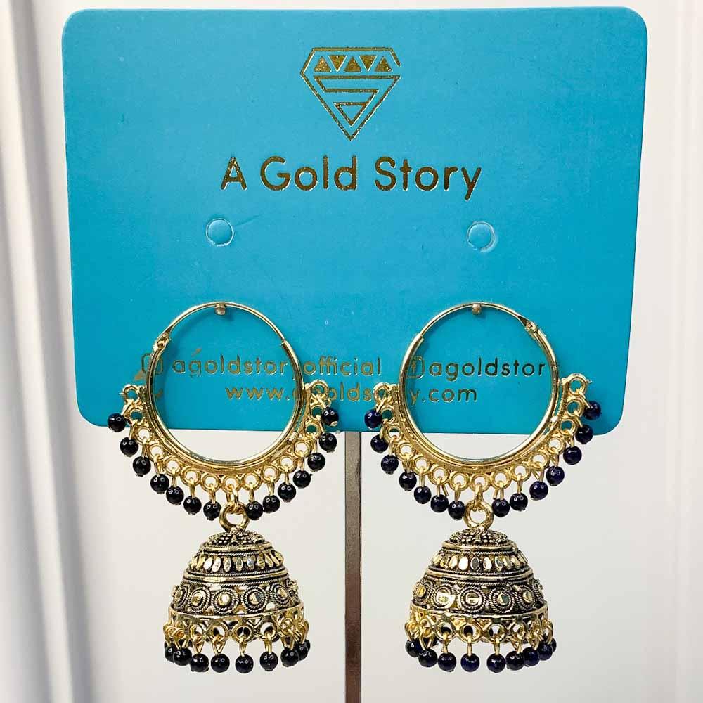 NEEMA JHUMKAY BLACK - Basics by A Gold Story