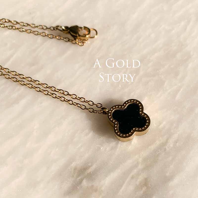 EISHAL LEAF PENDANT AND CHAIN