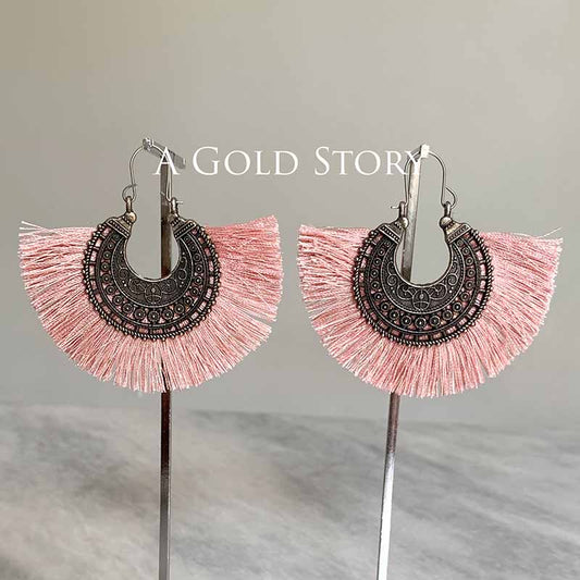 ARZOO EARRINGS PINK