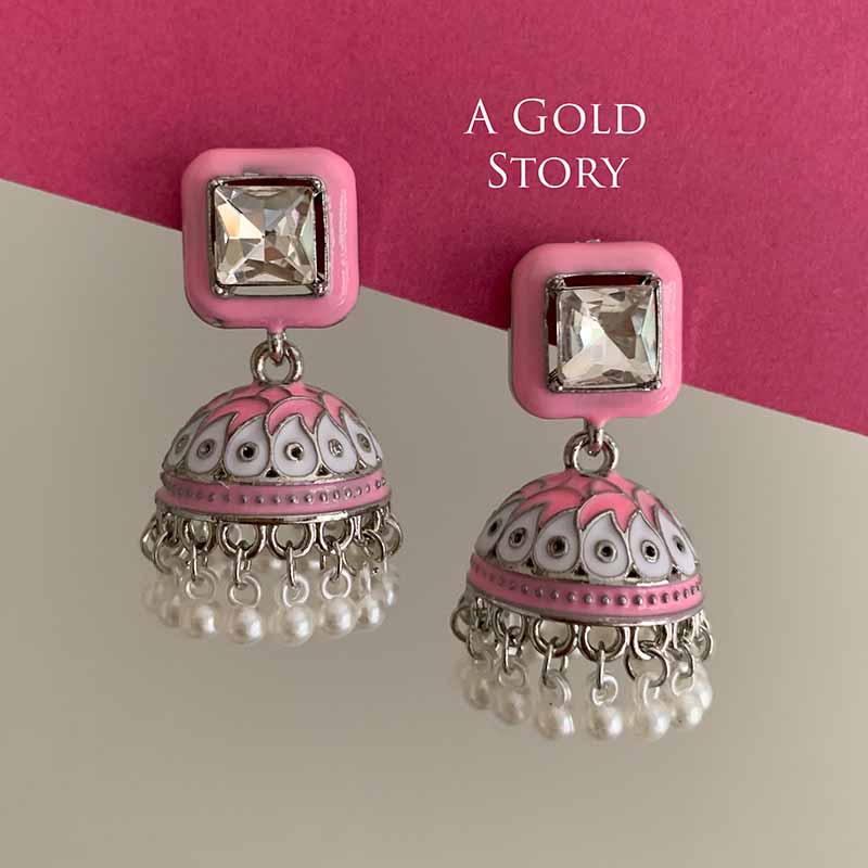 JANAN JHUMKAY PINK