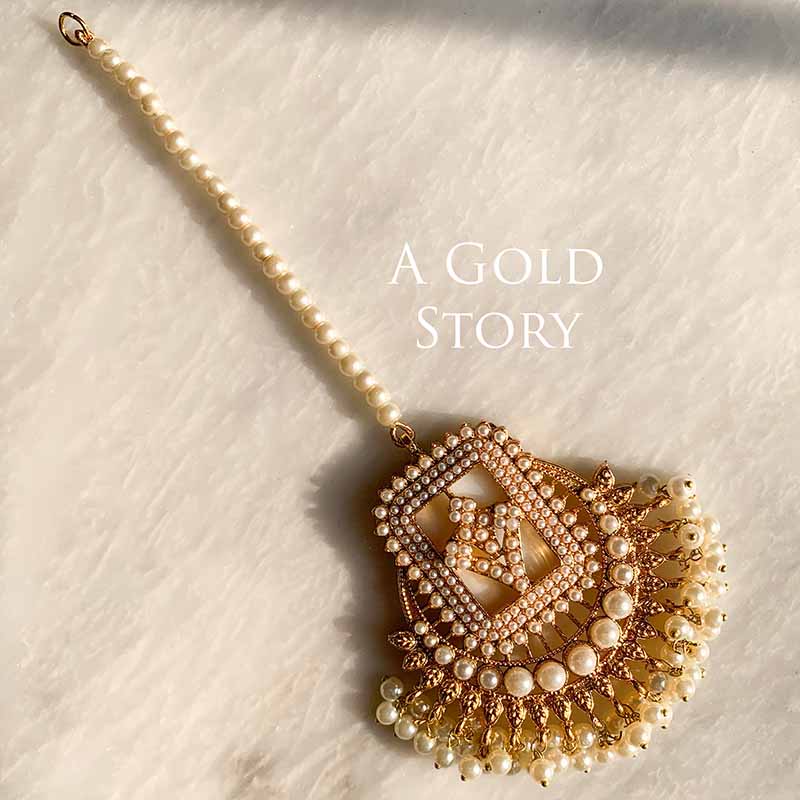 FRIDA EARRINGS GOLDEN PEARL