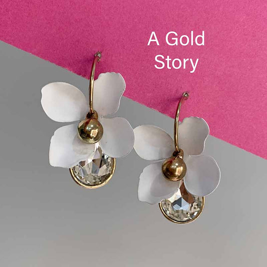 LUBABA EARRINGS WHITE