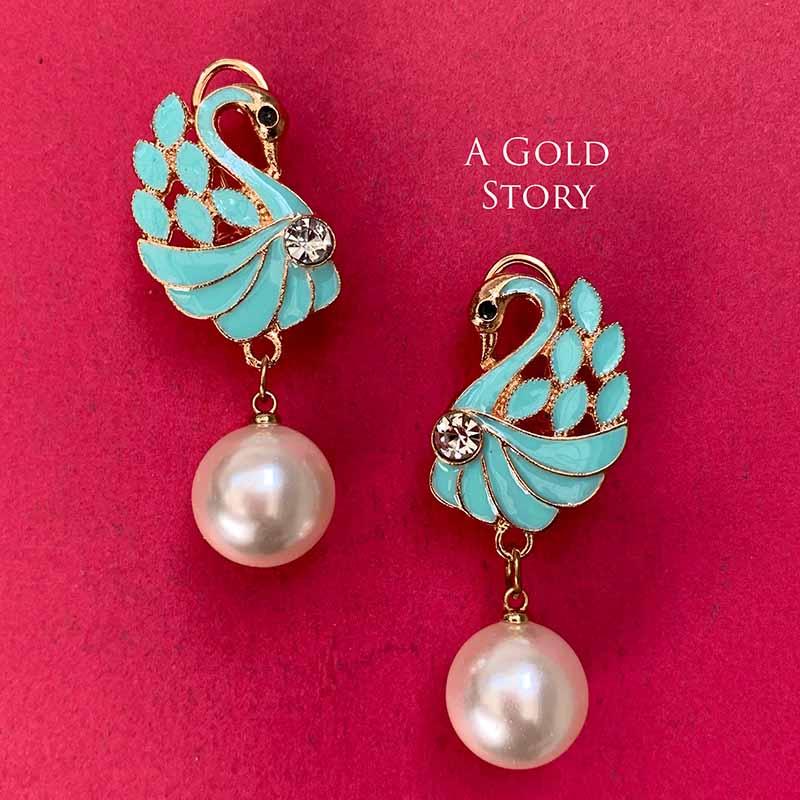 MORNI EARRINGS TEAL