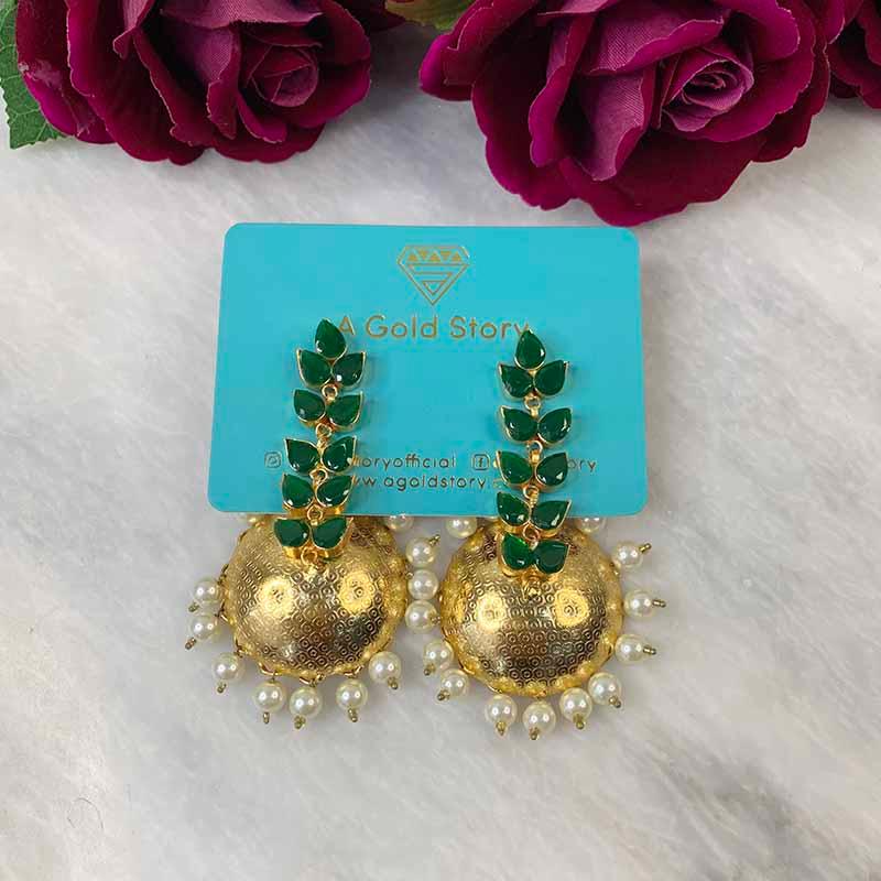 DELILAH JHUMKAY GREEN - Basics by A Gold Story