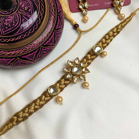 INAYA CHOKER SET GOLDEN
