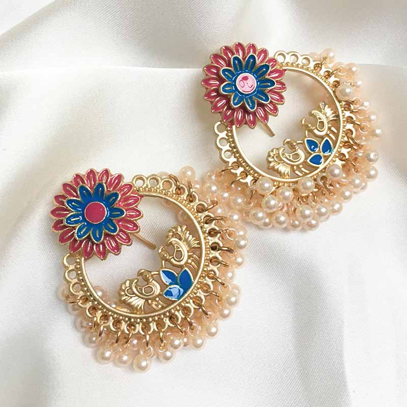 ADHIA EARRINGS RED
