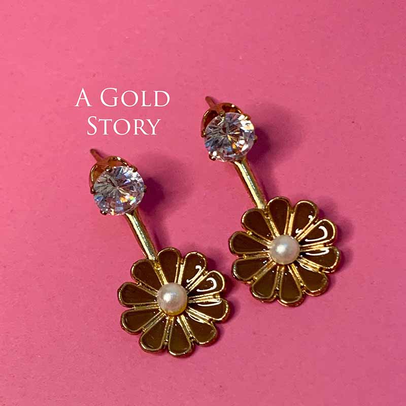 TABEER EARRINGS BROWN