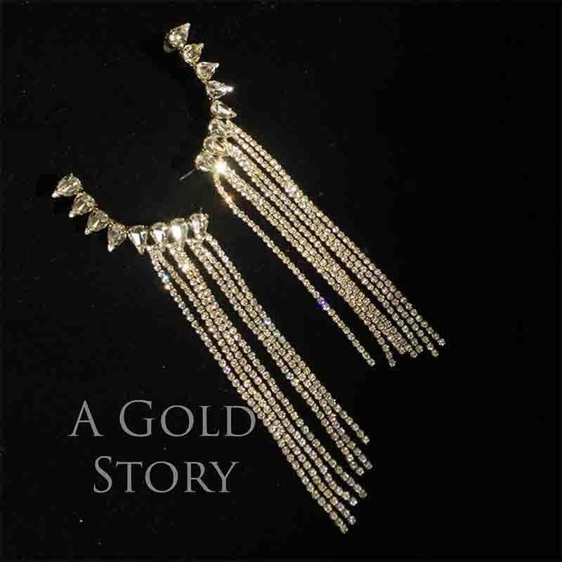 HELENA EAR CUFFS GOLDEN - A GOLD STORY