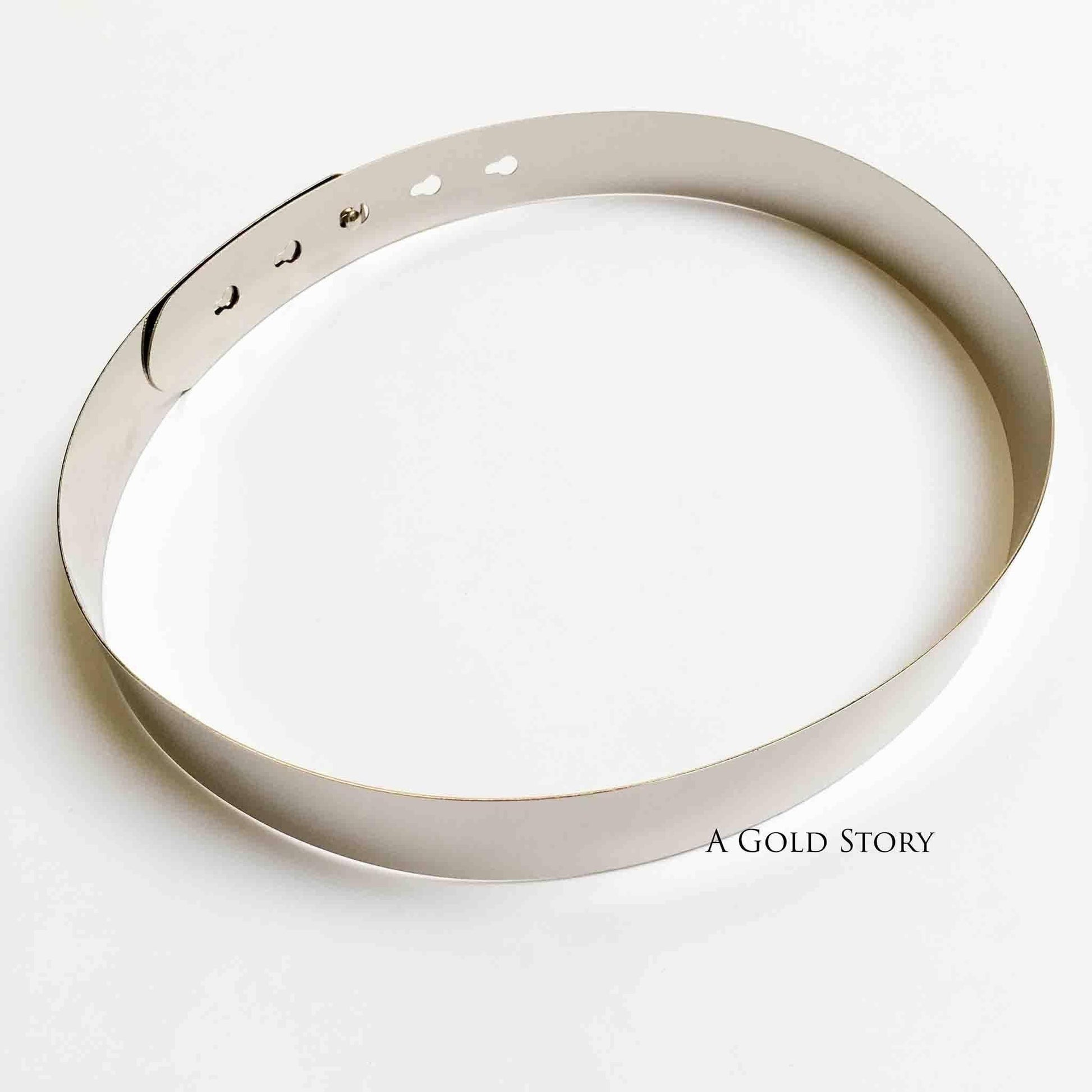 ARIA METAL BELT SILVER - A GOLD STORY